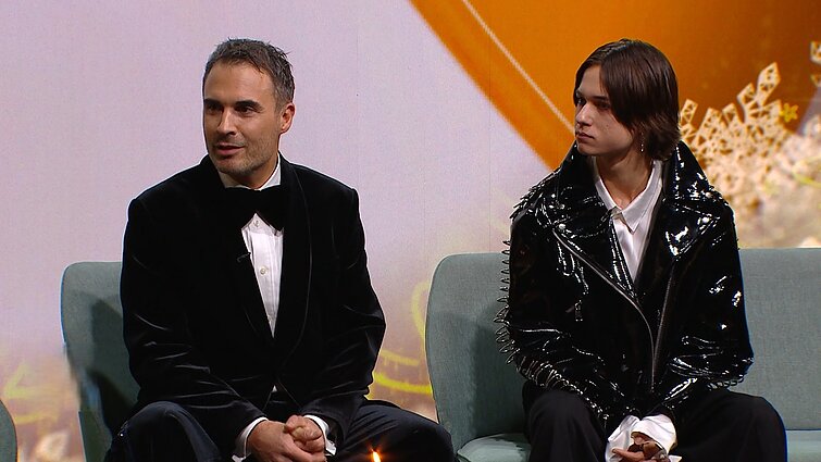 Akimirkas su sūnumi vertinantis Jankavičius: tai liks tik tarp tėčio ir sūnaus amžiams