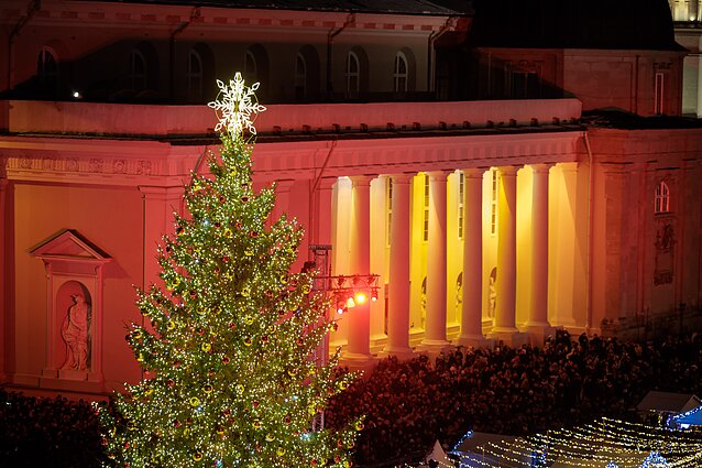 Christmas tree in Vilnius Christmas tree in Vilnius