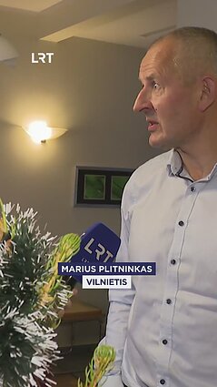 Vilnietis kasmet perka negražiausią eglutę, kad jai nebūtų liūdna