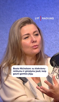 Beata Nicholson: su kiekvienu nėštumu ir gimdymu jauti, kaip gauni gamtos jėgų
