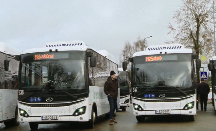 Alytuje kursuoja elektriniai autobusai: