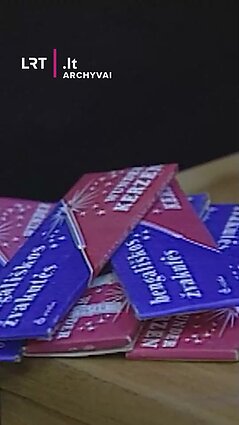 Tik 1996 metais bandyta pažaboti prekybą pirotechnikos gaminiais