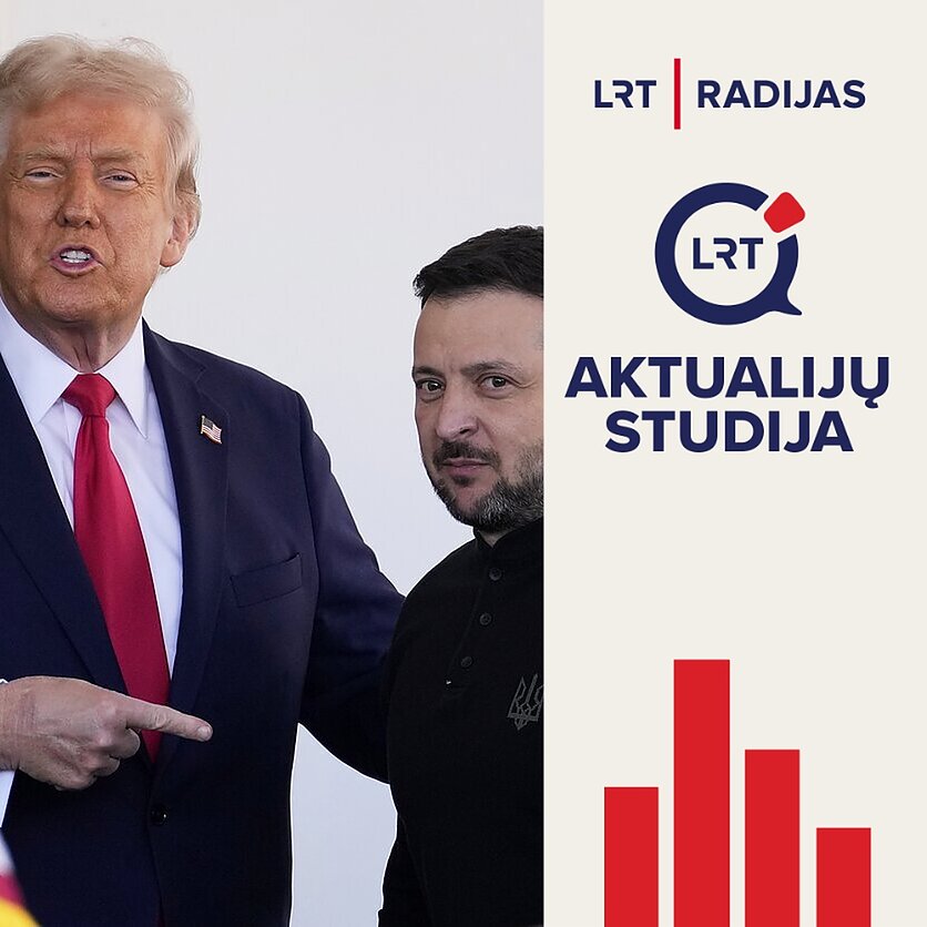 AP nuotr,, D. Trumpas ir V. Zelenskis