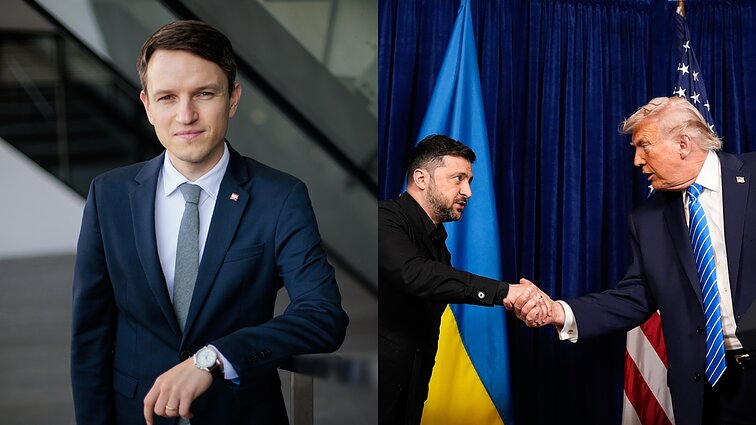 Pozityvumą Trumpo ir Zelenskio susitikime įžvelgęs Kojala: judama Ukrainai palankia linkme