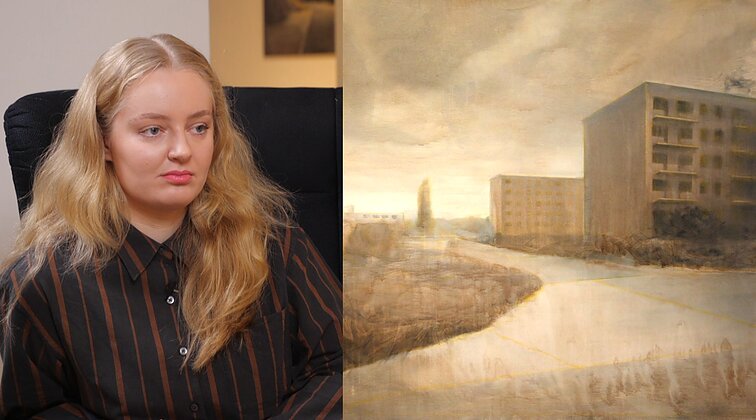 Tapytoja Rybakovaitė apie bežmoges erdves savo kūryboje: taip kuriu „nejauką“