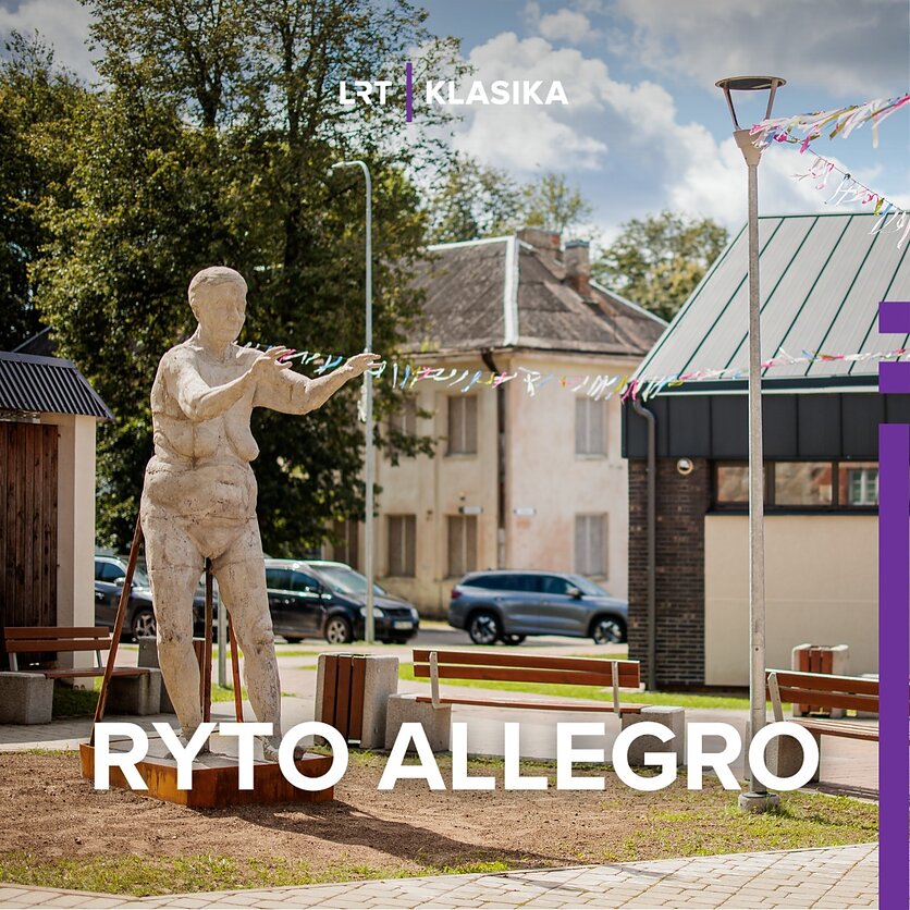 D. Umbraso / LRT nuotr., Mykolo Saukos skulptūra „Liudytoja“
