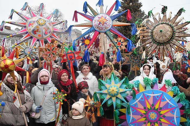 Kalėdinė procesija Lvive