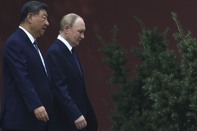 Xi Jinpingas ir Vladimiras Putinas