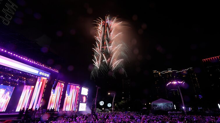 Pasaulis pasitinka naujuosius: šventiniai fejerverkai ir ceremonijos Azijoje