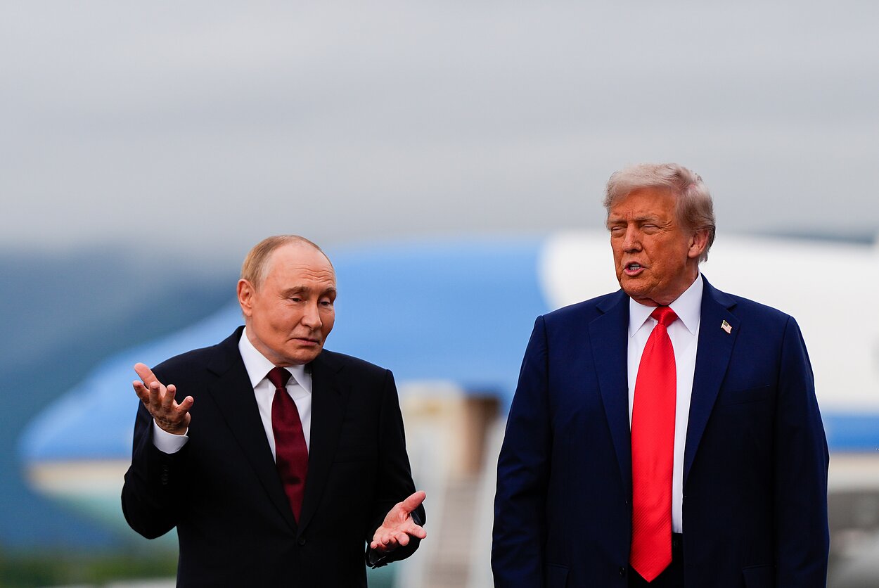 Vladimiras Putinas ir Donaldas Trumpas Vladimiras Putinas ir Donaldas Trumpas