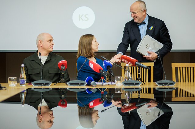Deividas Jursevičius, Birutė Davidonytė ir Juozas Olekas Deividas Jursevičius, Birutė Davidonytė ir Juozas Olekas