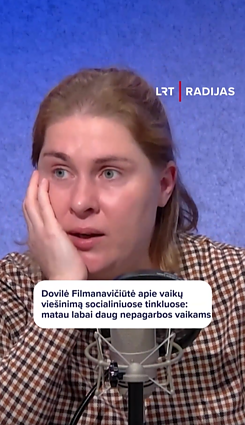Dovilė Filmanavičiūtė apie vaikų viešinimą socialiniuose tinkluose