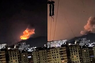 Venesuelos sostinėje girdėti garsūs sprogimai