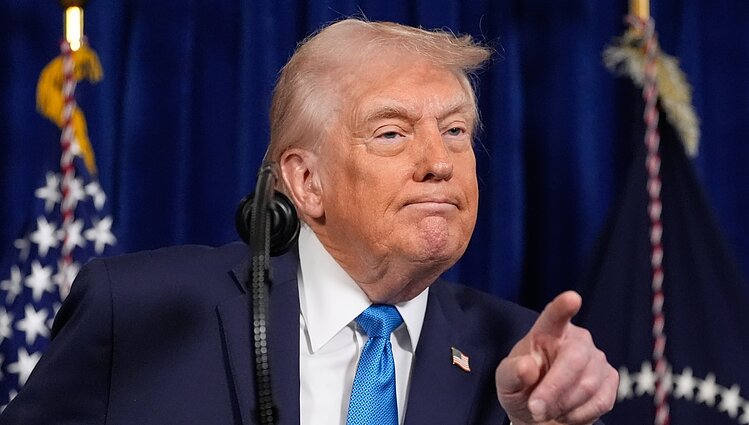 Donaldo Trumpo spaudos konferencija dėl Venesuelos (anglų k.)