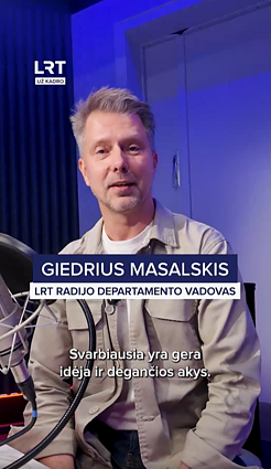 LRT radijai kviečia siūlyti radijo laidų idėjas