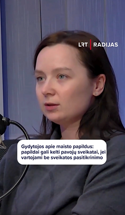 Gydytojų komentaras apie maisto papildų poveikį