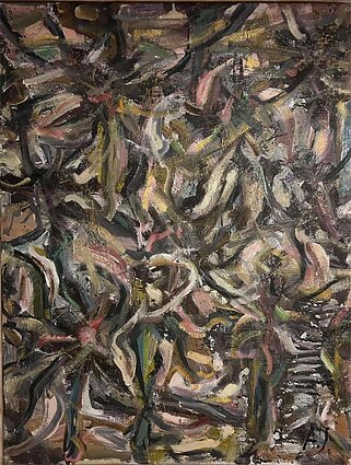 Algirdas Judickas „Lizdai“, 80 x 60 cm, drobė, aliejus, 2001.
