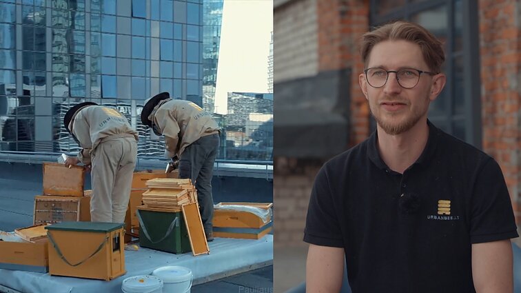 Ant daugiaaukščių namų stogų bites įkurdinęs Paulius: ir už dyką daryčiau tą patį