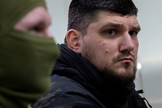 Denis "White Rex" Kapustin of the Russian Volunteer Corps (RDK)