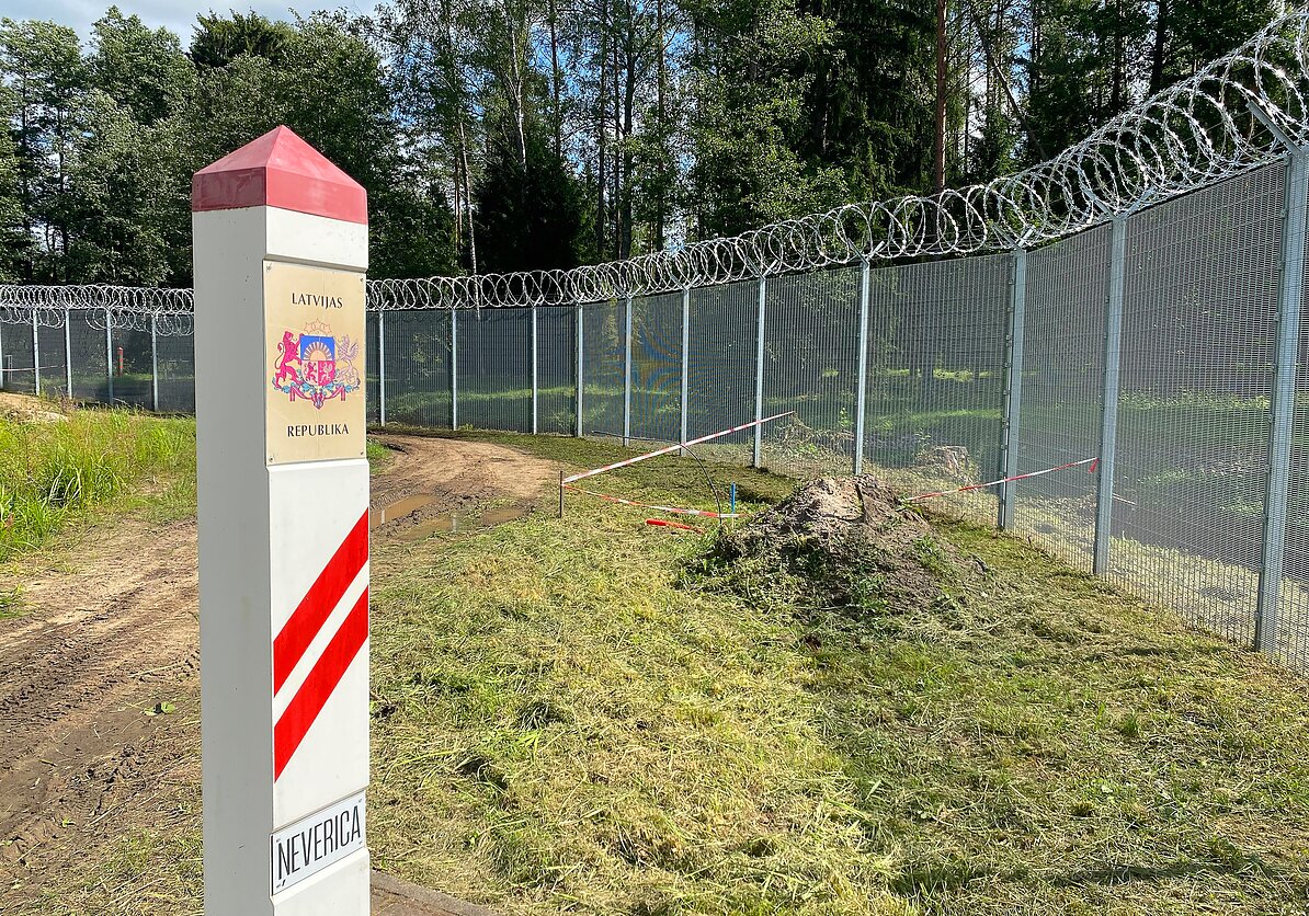Latvian border