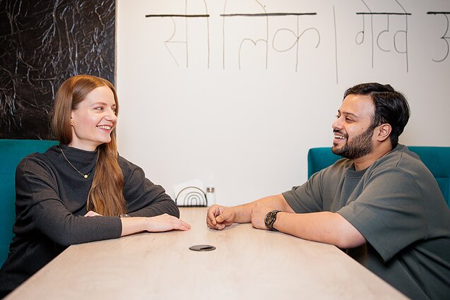 Monika Juršaitė ir Uvaisas Qureshi Monika Juršaitė ir Uvaisas Qureshi