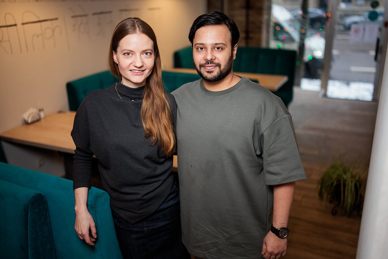 Monika Juršaitė ir Uvaisas Qureshi Monika Juršaitė ir Uvaisas Qureshi
