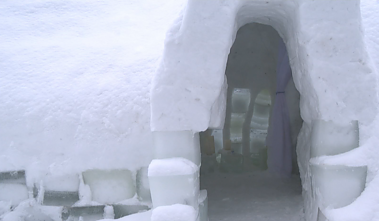 Snow-and-ice church in Kaunas District
