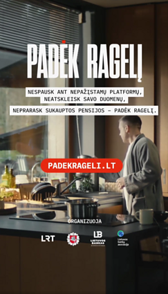 „Padėk ragelį“ – visuomenės informavimo kampanija prieš sukčius