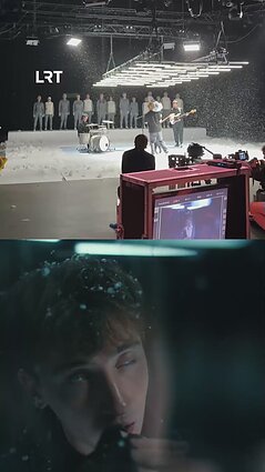 Kaip atrodė dainos „ŽGŽ“, atliekamos grupės AKLI, vaizdo klipo filmavimo užkulisiai?