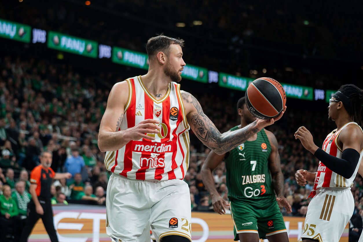 Donatas Motiejūnas. Eurolyga: Kauno „Žalgiris“ – Belgrado „Crvena Zvezda“ Donatas Motiejūnas. Eurolyga: Kauno „Žalgiris“ – Belgrado „Crvena Zvezda“