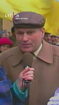 Ne su ginklu, o su dūda ginti šalies atvyko „Trimito“ orkestras. 1991 m. sausis