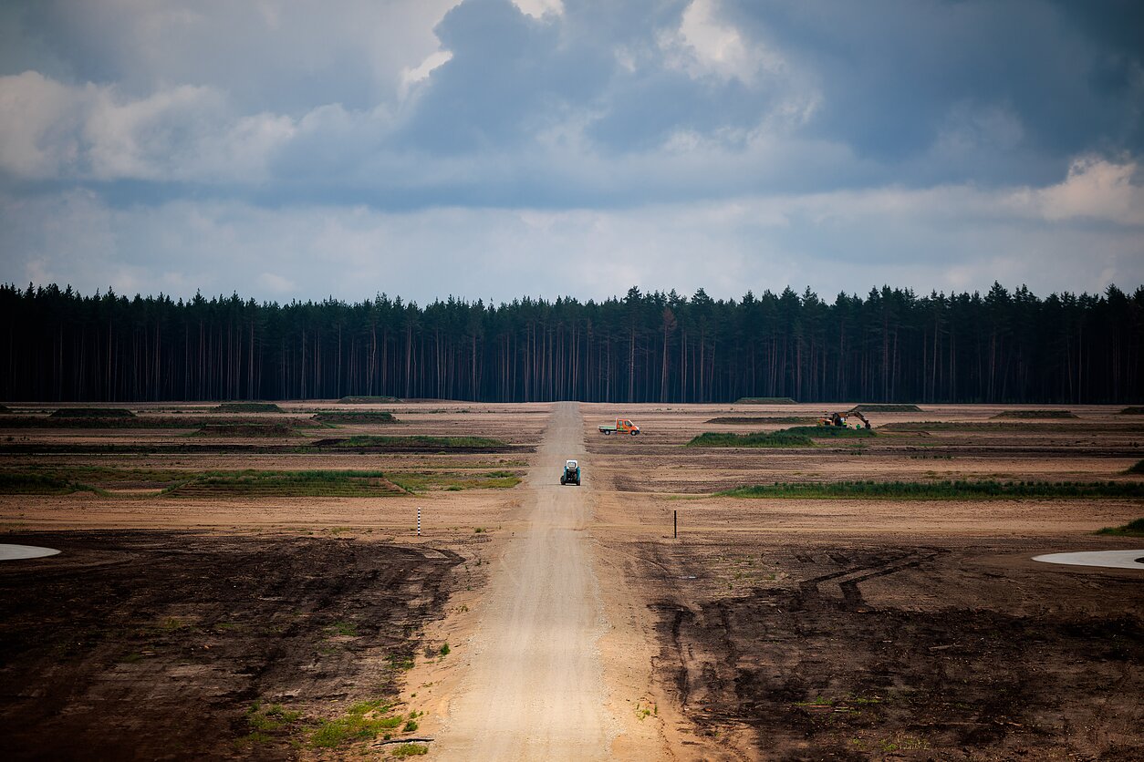 Rūdninkų poligono statybos. Asociatyvi nuotr.