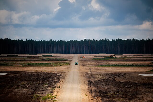Rūdninkų poligono statybos. Asociatyvi nuotr.