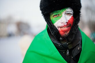 Demonstruotojai Katedros aikštėje palaiko masinius Irano protestus prieš Islamo respublikos vyriausybę. Demonstruotojai Katedros aikštėje palaiko masinius Irano protestus prieš Islamo respublikos vyriausybę.