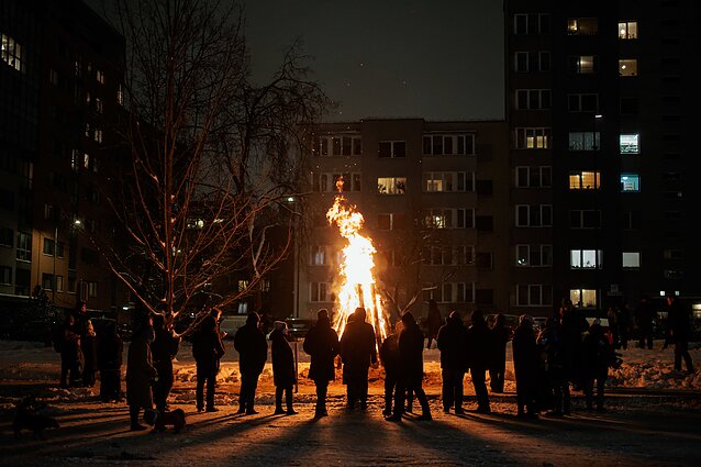 Atminimo laužai prie LRT, Laisvės gynėjų diena