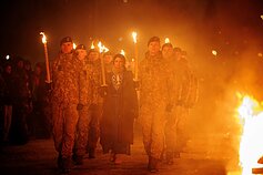 Sausio 13-osios atminimo laužai Nepriklausomybės aikštėje prie Seimo 2026-aisiais