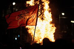 Sausio 13-osios atminimo laužai Nepriklausomybės aikštėje prie Seimo 2026-aisiais