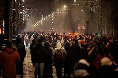 Sausio 13-osios atminimo laužai Nepriklausomybės aikštėje prie Seimo 2026-aisiais