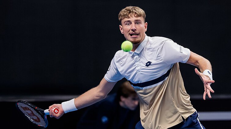 „Challenger“ serijos turnyre po atkaklios kovos Butvilas nusileido slovakui Gombošui