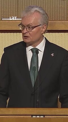 Gitanas Nausėda: laisvė neatsiejama nuo atsakomybės