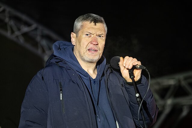 Sausio 13-osios minėjimas Šiauliuose. Gintautas Lukošaitis