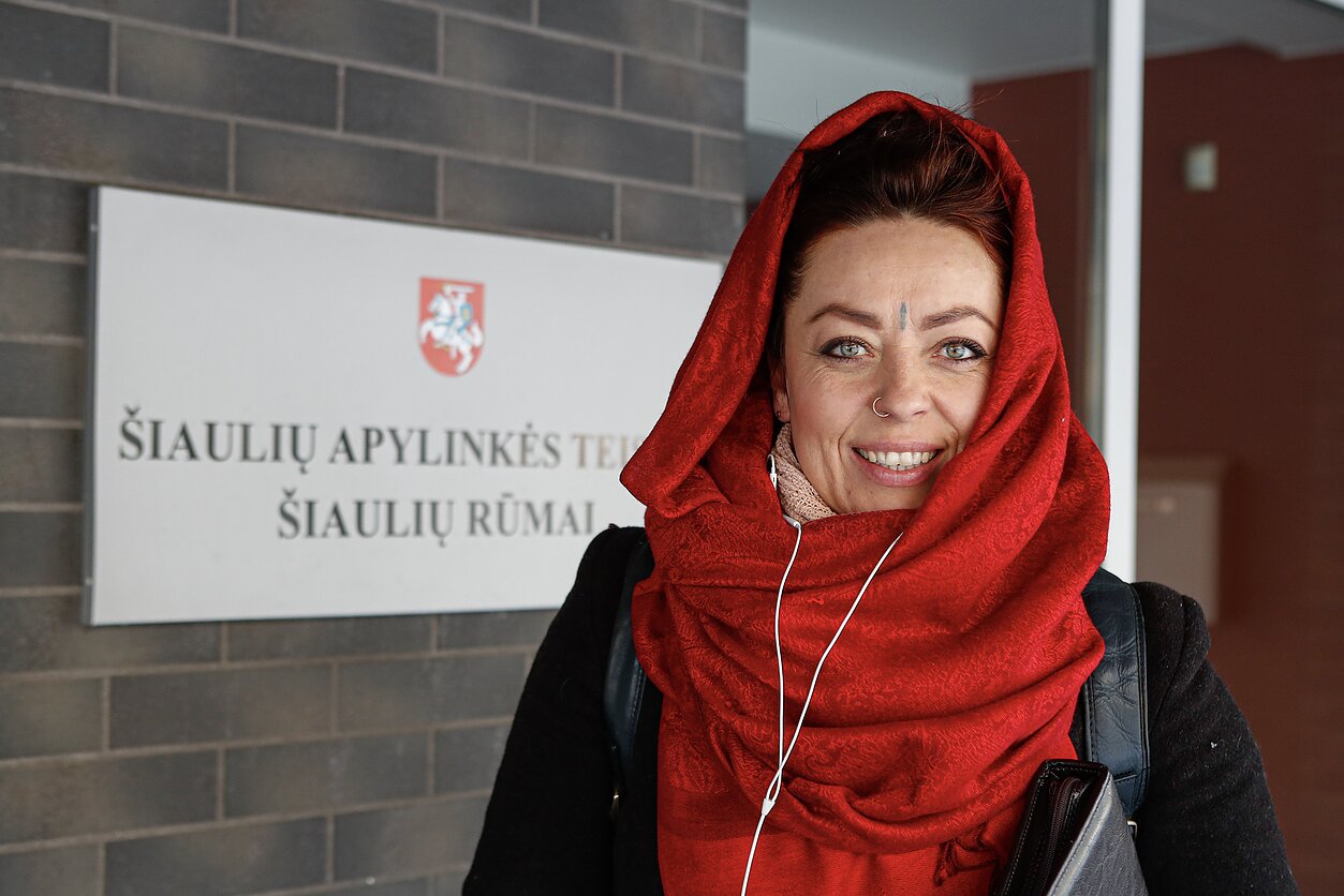 Šiaulių apylinkės teismas. Teisiamoji Irma Gajauskaitė Šiaulių apylinkės teismas. Teisiamoji Irma Gajauskaitė
