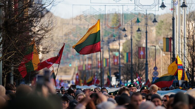 Ir degalinėje, ir proteste: kaip saugoti ir naudoti valstybinius simbolius?