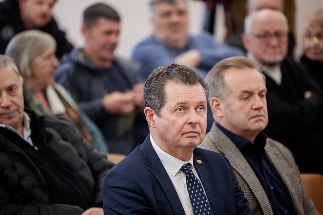 Aidas Gedvilas ir Artūras Skardžius Lazdijuose