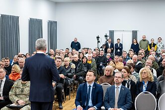 Gitanas Nausėda Kapčiamiestyje Gitanas Nausėda Kapčiamiestyje