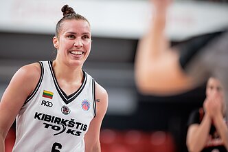 Kamilė Nacickaitė-Van Der Horst. FIBA Europos taurė: Vilniaus „Kibirkštis“ – Mersino CBK