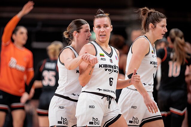 Kamilė Nacickaitė-Van Der Horst. FIBA Europos taurė: Vilniaus „Kibirkštis“ – Mersino CBK