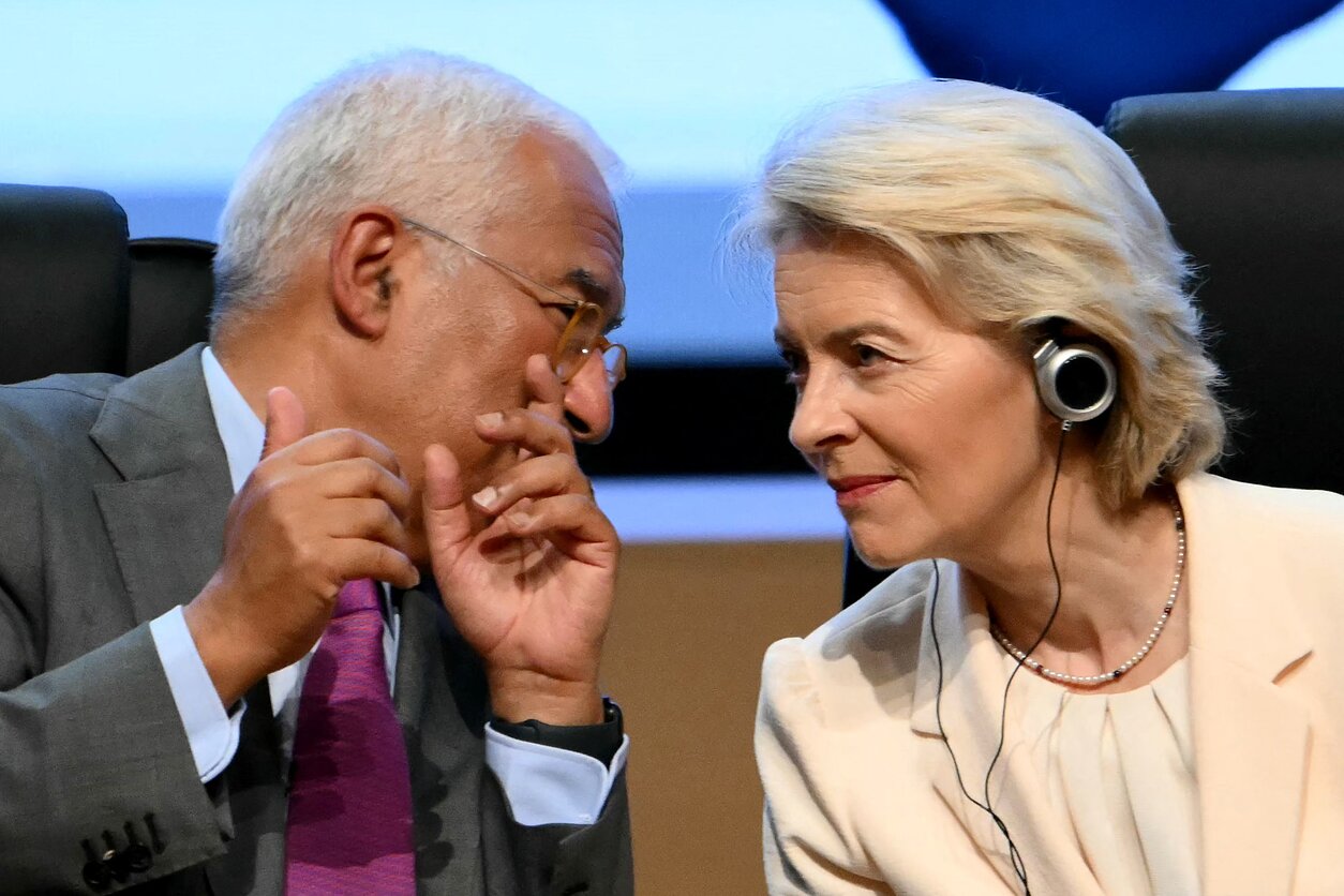 Antonio Costa ir Ursula von der Leyen Antonio Costa ir Ursula von der Leyen