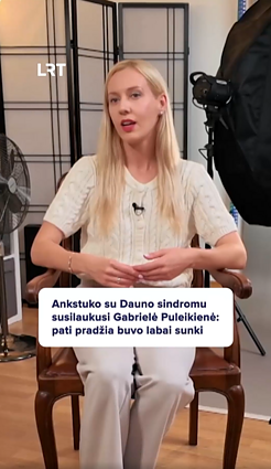 Gabrielės istorija apie motinystę auginant sūnų, turintį Dauno sindromą