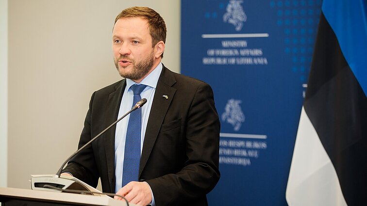 Estijos užsienio reikalų ministras apie Trumpą: siekiame vienybės, bet situacija įtempta
